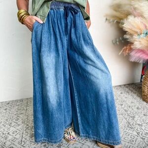 Wide leg jean